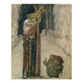 Poster John Bauer - Princesse et Troll (Devant)