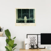 Poster John Bauer Princesse Tuvstarr Cherche Son Coeur (Bureau à domicile)