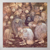 Poster John Bauer - Trolls (Devant)