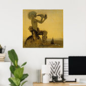 Poster John Bauer - Un berger de fées (Bureau à domicile)