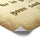 Poster John Bible Bien-aimé, je souhaite que vous puissie (Coin)