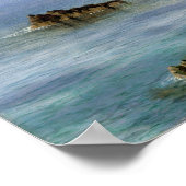 Poster John Brett Côte Sud de Guernesey (Coin)