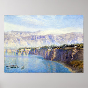Poster John Brett Près De Sorrento