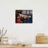 Poster John Collier La Beauté du sommeil (Cuisine)