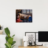 Poster John Collier La Beauté du sommeil (Bureau à domicile)