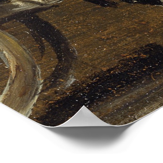 Poster John Constable | A Farm Cart with two Horses in Ha (Coin)