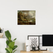 Poster John Constable | Cathédrale de Salisbury de la Mea (Bureau à domicile)