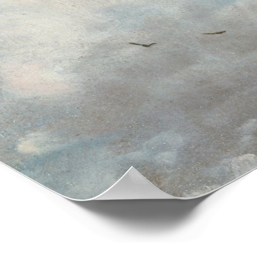 Poster John Constable - Étude sur le nuage (Coin)