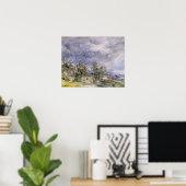 Poster John Constable | Hampstead Heath de près de Well W (Bureau à domicile)