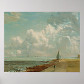 Poster John Constable | Harwich, Low Lighthouse and B (Devant)