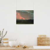 Poster John Constable | Incendie à Londres vu de Hampstea (Cuisine)