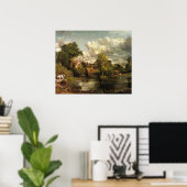 Poster John Constable - Le Cheval Blanc oeuvre d'art (Bureau à domicile)