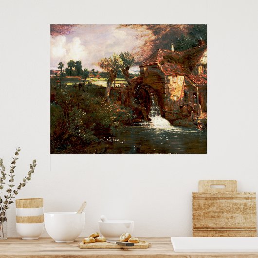 Poster John Constable - Parham Mill (Modifié) (Cuisine)