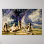 Poster John Constable - Stonehenge (Devant)
