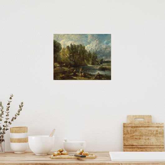 Poster John Constable - Stratford Mill (Cuisine)
