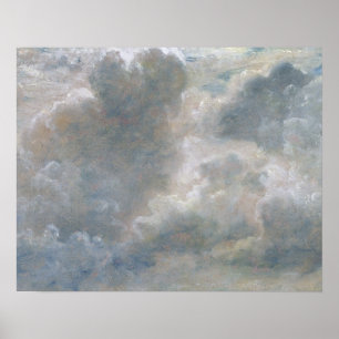 Poster John Constable   Study of Cumulus Clouds, 1822