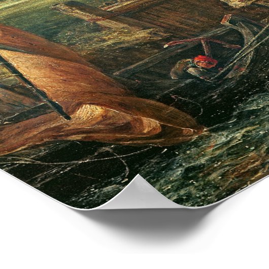 Poster John Constable | Un bateau passant par une serrure (Coin)