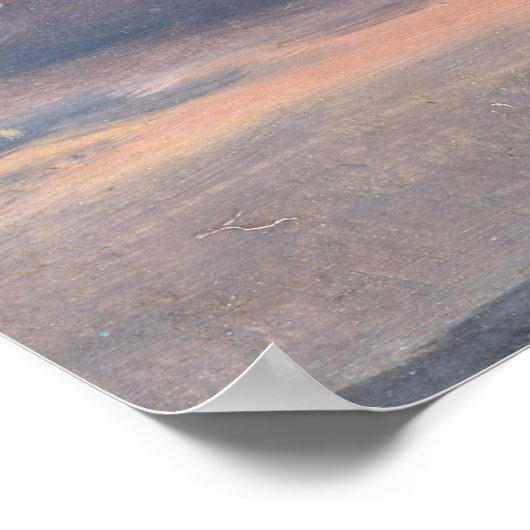 Poster John Constable - Une étude sur le nuage, coucher d (Coin)