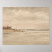 Poster John Constable - Une vue sur l'Orwell (Devant)