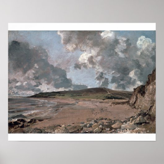 Poster John Constable | Weymouth Bay with Jordan Hill, c. (Devant)