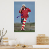 Poster John Daly Signé Fumer Golf Photo Imprimer l'affich (Cuisine)