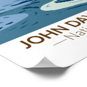Poster John Day Fossil Beds National Monument Oregon (Coin)