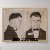 Poster John Dillinger (Devant)