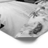 Poster John et Jackie Kennedy coupent leur gâteau Mariage (Coin)