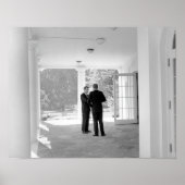 Poster John et Robert Kennedy devant la Maison Blanche (Devant)