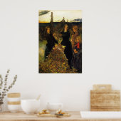 Poster John Everett Millais Feuilles d'automne (Cuisine)