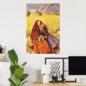 Poster John Everett Millais Fille aveugle (Bureau à domicile)
