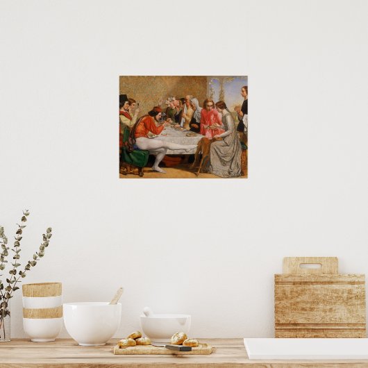 Poster John Everett Millais - Isabella (Cuisine)