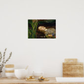 Poster John Everett Millais - Ophélie (Cuisine)