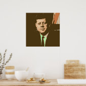 Poster John F Kennedy (Cuisine)