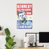 Poster John F. Kennedy (Bureau à domicile)
