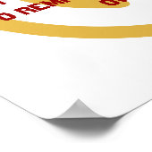 Poster John F, Kennedy 1961 Première Personnaliser (Coin)