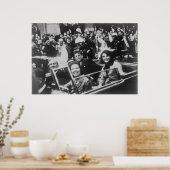 Poster John F. Kennedy cortège automobile Dallas Texas 22 (Cuisine)