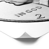 Poster John F. Kennedy Half-Dollar (Coin)