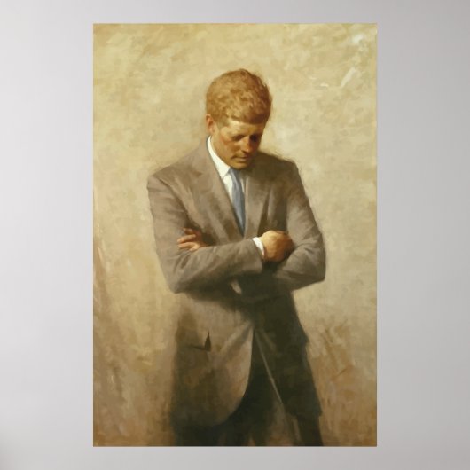 Poster John F. Kennedy Peinture (Devant)