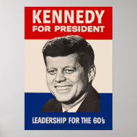 John F. Kennedy Pour La Campagne Du Président JFK