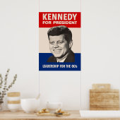 Poster John F. Kennedy Pour La Campagne Du Président JFK (Cuisine)