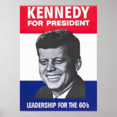 Poster John F Kennedy Président (Devant)