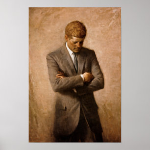 Poster John Fitzgerald Kennedy par Aaron Shikler