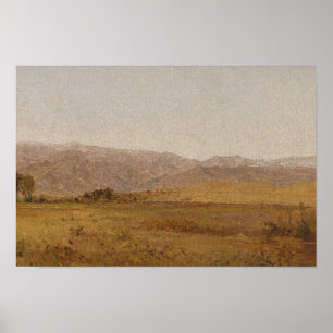Poster John Frederick Kensett - Snowy Range and Foothills