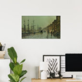 Poster John Grimshaw - Livraison sur le Clyde, 1881 (Bureau à domicile)