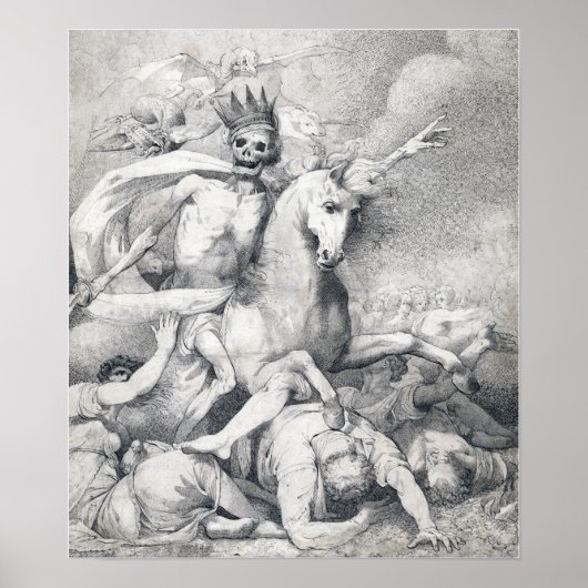 Poster John Hamilton Mortimer Décès sur un cheval pâle (Devant)