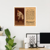Poster John J McGraw Giants Baseball 1911 (Bureau à domicile)