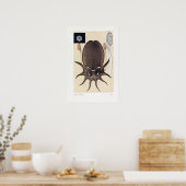 Poster John James Wild Large Melbourne Sepia (Cuisine)