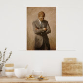 Poster John Kennedy Portrait de la Maison-Blanche préside (Cuisine)