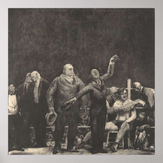Poster John L. Sullivan - George Bellows (Devant)
